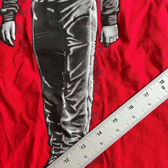 Vintage NWT 2000s Red Chase Authentics NASCAR‎ Dale Earnhardt Jr. T-shirt L NEW - Picture 4 of 12